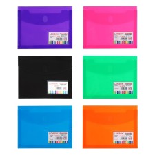 Folder-convert on Velcro A5, 180 MKR, with extension, pocket for business cards, mix