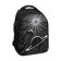 School backpack, 40 x 27 x 20 cm, Grizzly, ergonomic back, laptop department, black