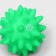 Brying toy "ball with spikes" for dogs, 6.5 cm, green