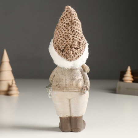 Souvenir Polystone "Baby/Baby in a knitted outfit, with a toe/flashlight" MIX 5x7.5x22 cm-3