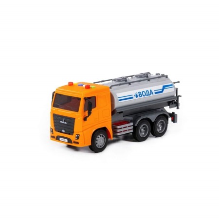Machine car "MAZ", inertia, interactive: light, sound, orange-1