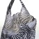 Household bag on the button, folding, black/white color