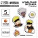 Diamond mosaic-sticker with partial filling for children "Anime"