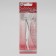 Pinzet begged, 9 cm, on a blister, silver color, 118 s/s
