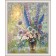 Reproduction of the picture "Amethyst bouquet", 40x50 cm, frame 45-a355