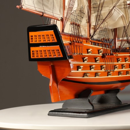 Ship "Victoria", 79x73 cm-18