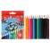 Pencils Calligrata "Machine", 12 colors, mini, wooden housing, triangular