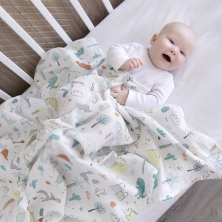 Muslim diaper "dinosaurics", size 120x120 cm-3