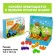 The training set “My Funny Garden”, 40 figures, cards, a voluminous field, according to the Montessori method, blue tractor
