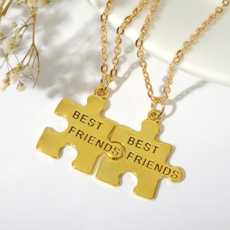 Kulons "Demetrons" Best Friends, puzzle, color black gold, 52 cm