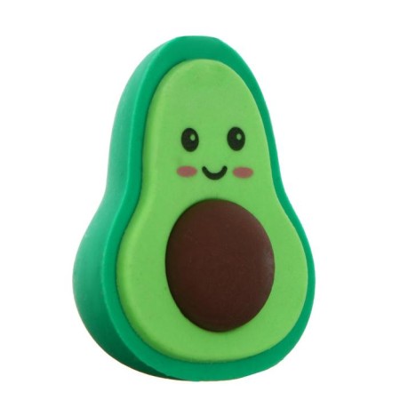 Figure eraser "Avocado with open eyes" (barcode on a piece)-1