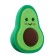 Figure eraser "Avocado with open eyes" (barcode on a piece)