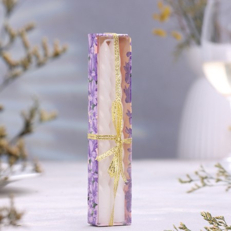 Набор свечей витых, 1,5х15 см, 2 штуки, аромат жасмин-2
