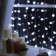 Garland "Curtain" 2 x 1.5 m with nozzles "Hedgehog", IP20, Transparent thread, 360 LED, white glow, 8 modes, 220 V