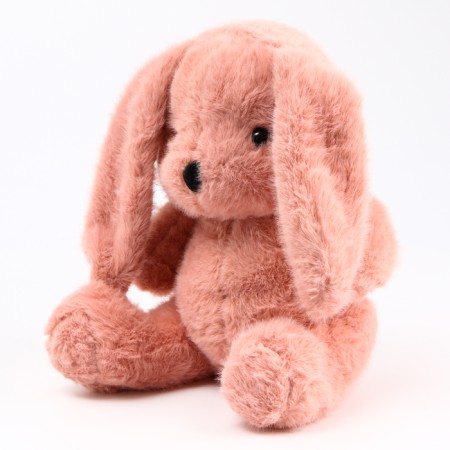 Soft toy "Bunny", 23 cm, dark pink color