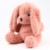 Soft toy "Bunny", 23 cm, dark pink color