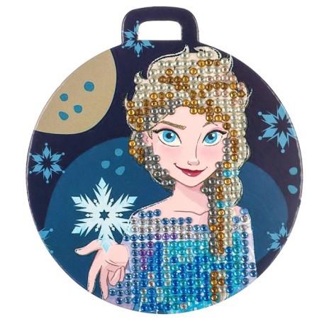 Diamond mosaic on the suspension "New Year" Cold heart-1