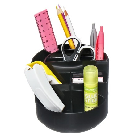 Organizer stand for the Erichkrause Mini Burger, Classic office, rotating, black-5
