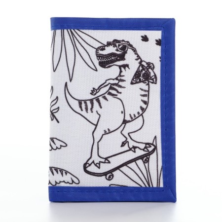 Velcro purse for coloring "Dino Paints"-2