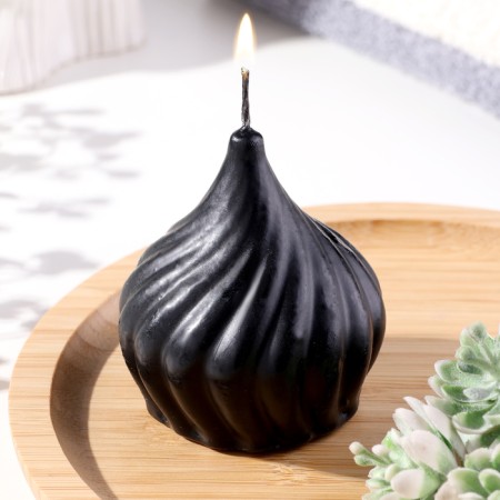 Figure candle "Lug", 8 cm, black