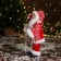 Santa Claus "In a suit with ornaments" 28 cm, red