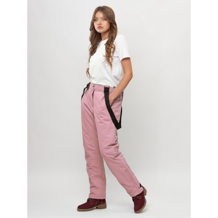 Ski -loving trousers, size 52, pink color-2