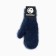 Female mittens, blue color, size 18