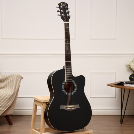 Acoustic guitar Music Life QD-H39Q-BB black