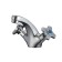 Mixer for the sink RMS SL115-161, two-wound, non-rotary spout, chrome