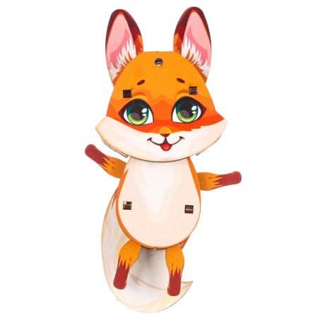 New Year's prefabricated pendant on the Christmas tree "New Year! Fox"-6