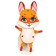New Year's prefabricated pendant on the Christmas tree "New Year! Fox"