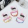 Hair elastic band "Melanie" butterfly ball, 5 cm, mix
