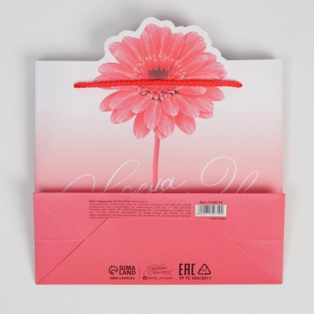 Gift package, packaging, "flower", 25 x 26 x 10 cm-3