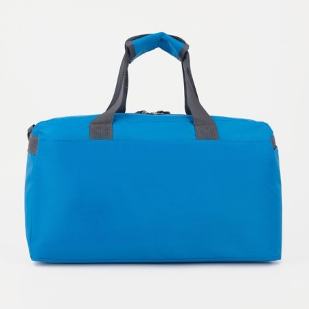 Sports bag with lightning, 2 outer pockets, blue color-1