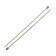 The knitting needles are straight, metal, 35 cm/6.0 mm