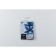 Giardino bathroom curtains, 180 × 200 cm, blue color