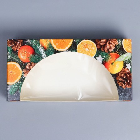 Folding box "Mandarins", 20 x 10 x 5 cm, new year-3