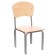 The stool is adjustable "kuzya", plywood (1-3), back-bell back