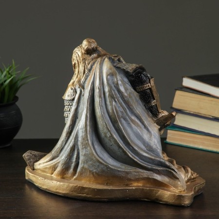 Figure "Samurai" bronze-serebly 32x20x25cm-4