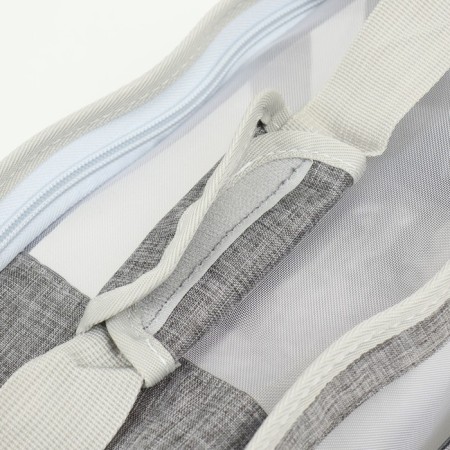 An animal carrier bag with a sliding window, 24 x 25 x 41 cm, gray-10