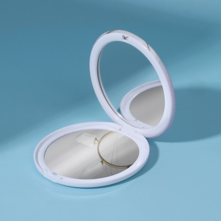 Folding mirror “Wonderful Life”, D 7.5 cm, with an increase, Mix drawing-3