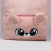 Baby backpack for the girl "Bear", plush, beige color