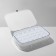Steam for jewelry "Casket" 2 tiers, 30 cells, 18 × 14 × 5 cm, plastic, white color