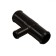 T-shaped connector, 1 "(25 mm)-5/8" (16 mm)-1 "(25 mm), plastic