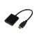 Adapter Luazon PL-001, HDMI-VGA, wire 0.2 m, black