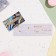Invitation "universal" glitter, cat, gold and blue colors, 12 x 8 cm