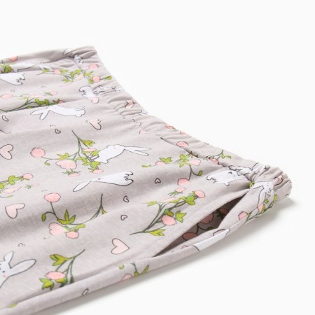 Pajamas female, white/gray color, size 50-52-7