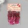 Decorative pheasant feather "Rice. Pink" set 20 pcs h = 5-7 cm