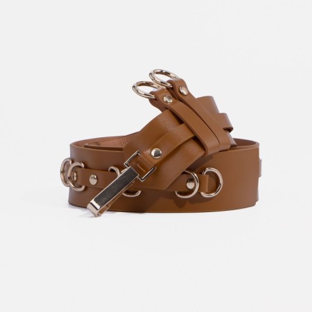 Belt, width 4.5 cm, redhead