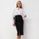 Women's skirt Minaku: Partydress Black Color, Rr. 48